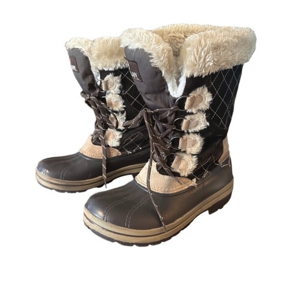 Magellan boots winter snow rain boots- fun lined size  7